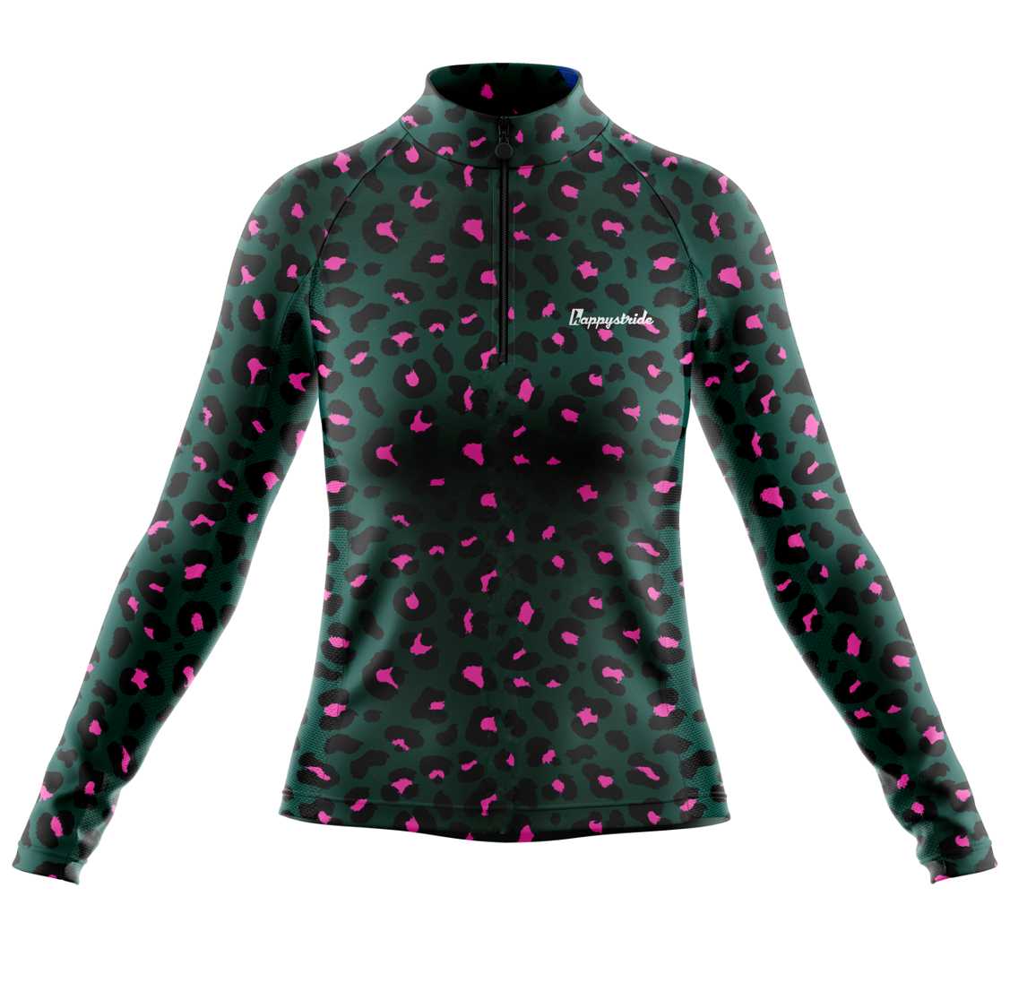 "Get spotted'' hunters women's half-zip top