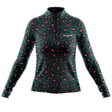 "Get spotted'' hunters women's half-zip top