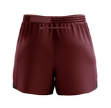 ''Basic b*tch'' maroon classic shorts