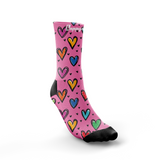 "Smartie Hearties'' crew socks