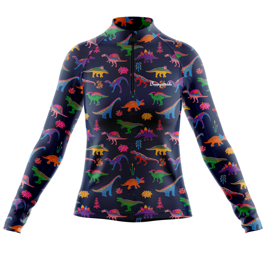 ''Might dinos" women's half-zip top