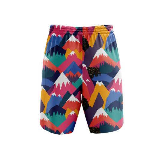 "Trail blazers" fitness shorts (7")