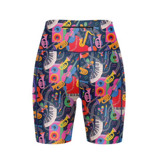 "Tempo tracker'' fitted shorts