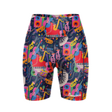 "Tempo tracker'' fitted shorts