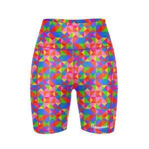 ''Hyper vibes'' fitted shorts