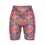 ''Hyper vibes'' fitted shorts