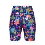 "A crackers crimbo" fitted shorts