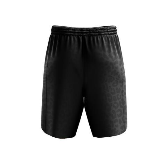 "Get Spotted" panther fitness shorts (7")