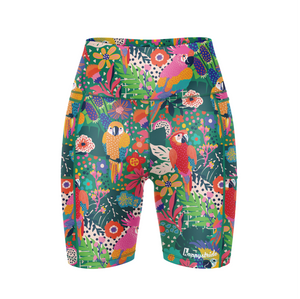 "Jungle jives" fitted shorts