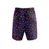 "Get spotted" Pop fitness shorts (7")