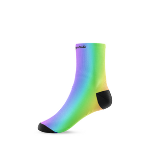 "Rainbow rushers" socks
