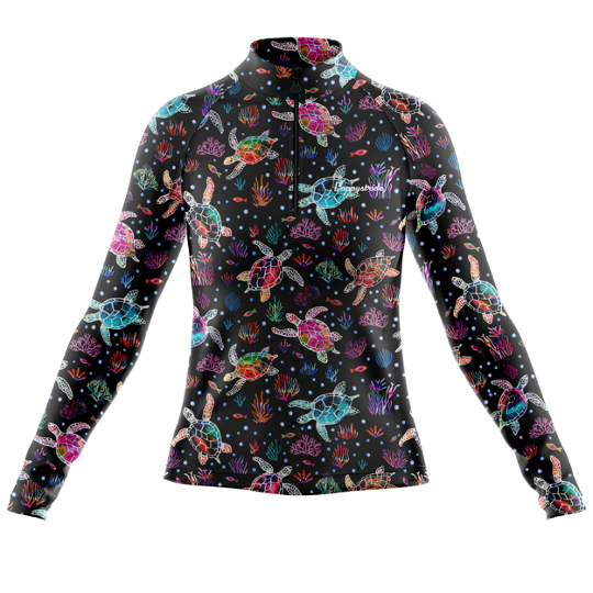 "Reef rushers" women's half-zip top