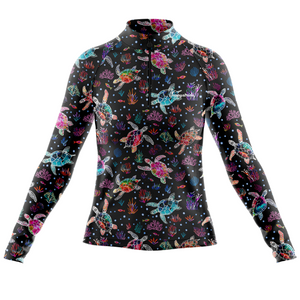 "Reef rushers" women's half-zip top