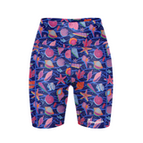 "Run the reef'' fitted shorts
