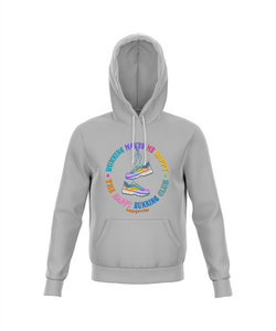 ''Running makes me happy" hoodie (Grey)