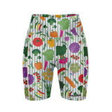 "Lettuce run" fitted shorts
