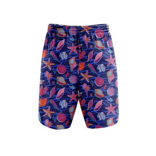 "Run the reef" fitness shorts (7")