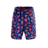 "Run the reef" fitness shorts (7")