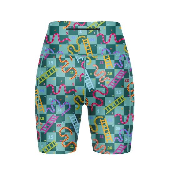"Roll the dice, again'' fitted shorts