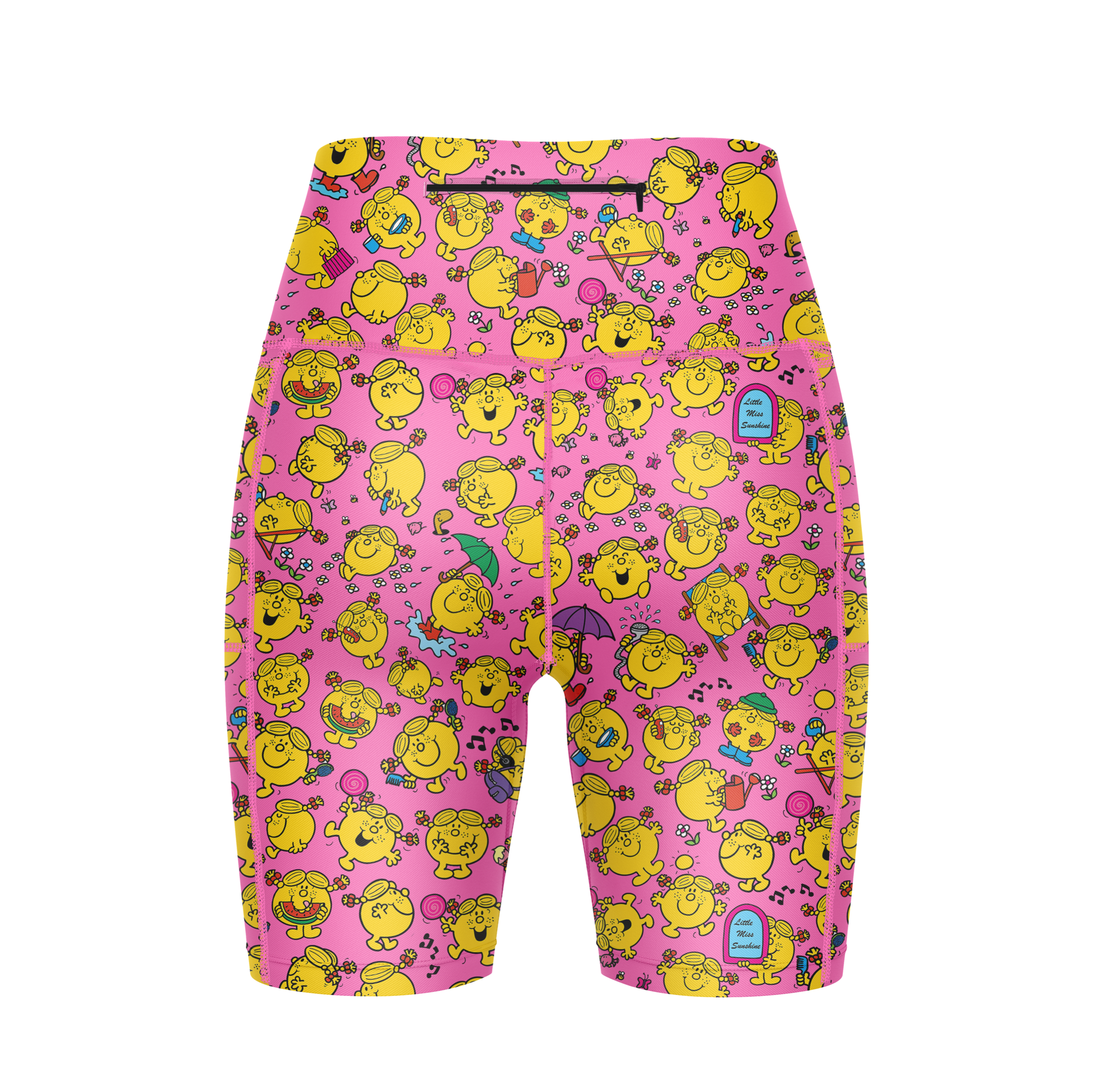 ''Little Miss Sunshine" fitted shorts