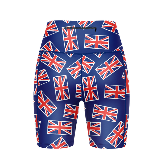 ''Union Jill'' fitted shorts