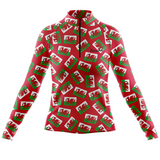 "Dragon dashers" women's half-zip top