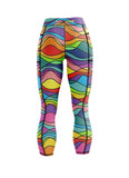 "Wiggle & wave" capri leggings