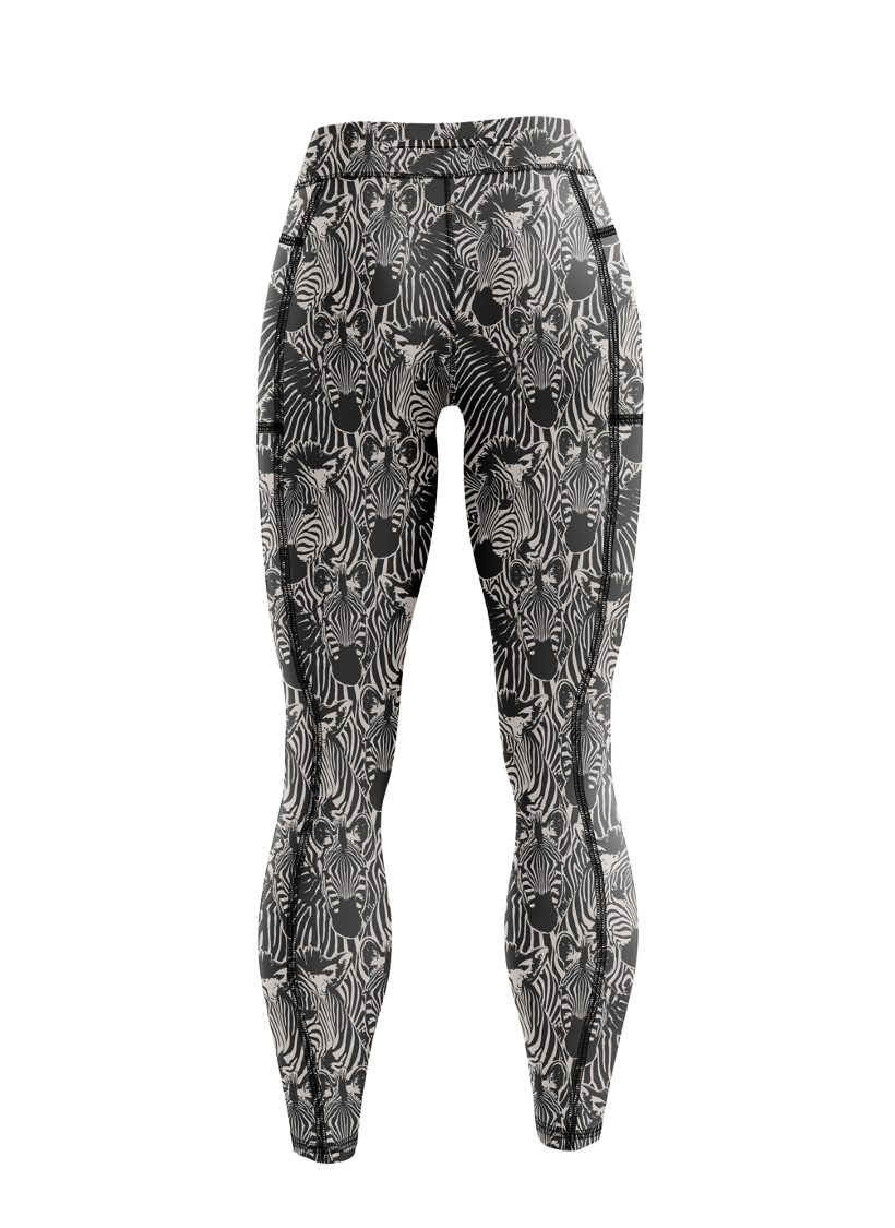 "Zoe zebra" leggings