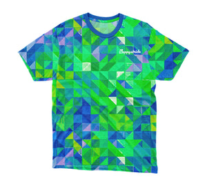 ''Neo geometric'' t-shirt