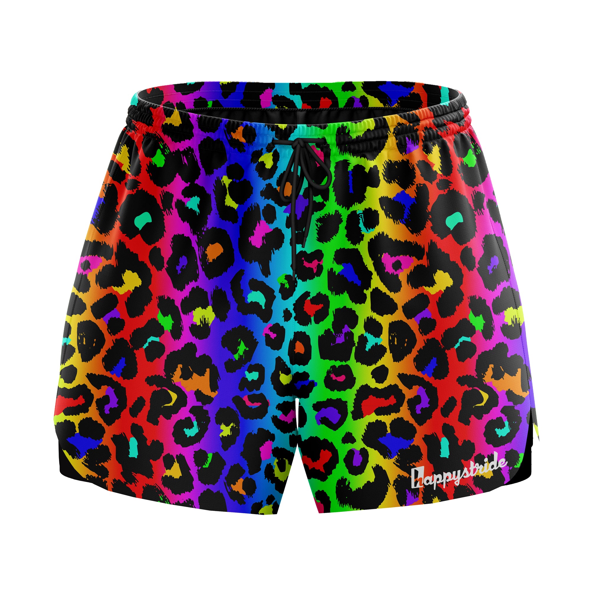 Cheetah print running shorts top