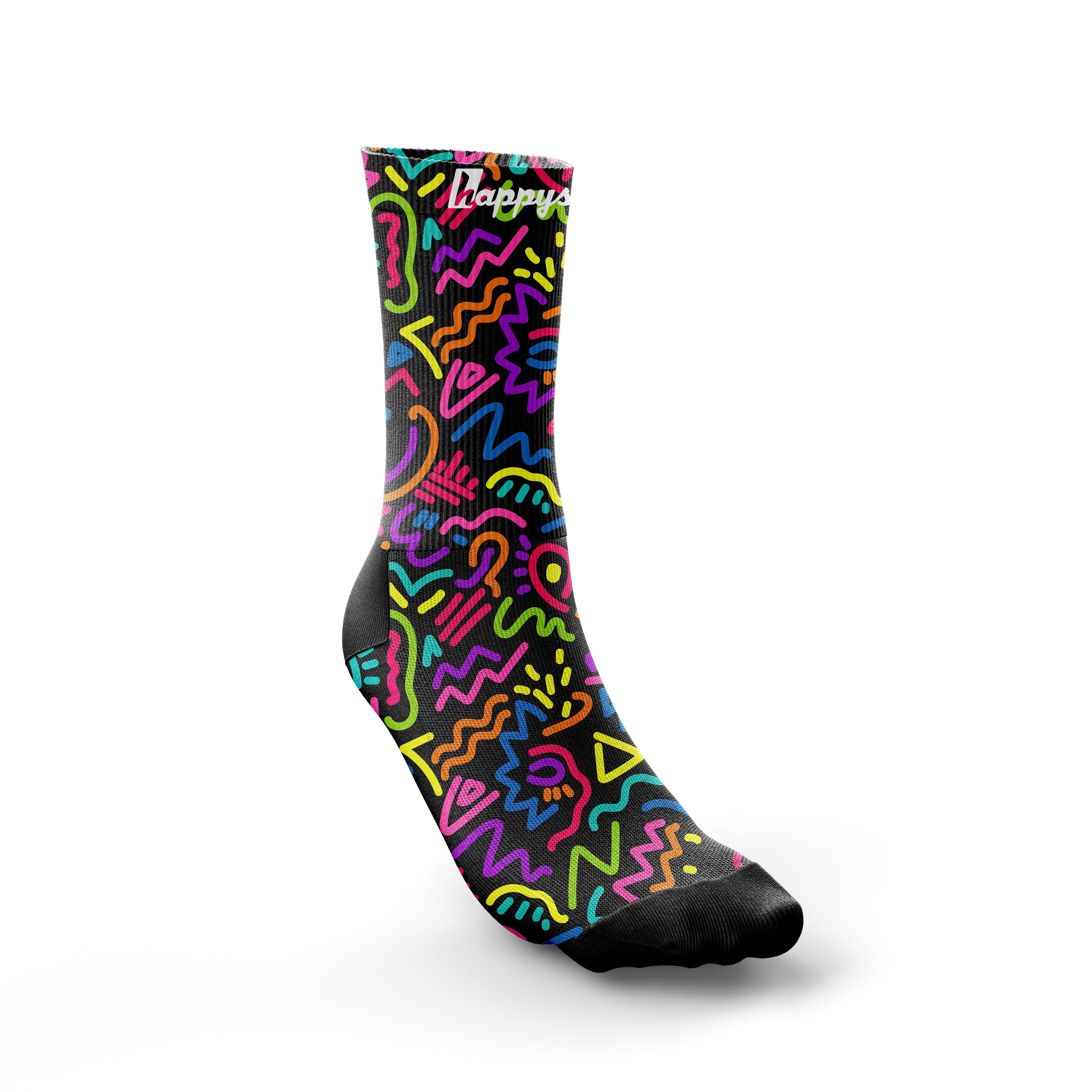 ''Disco doodle'' socks