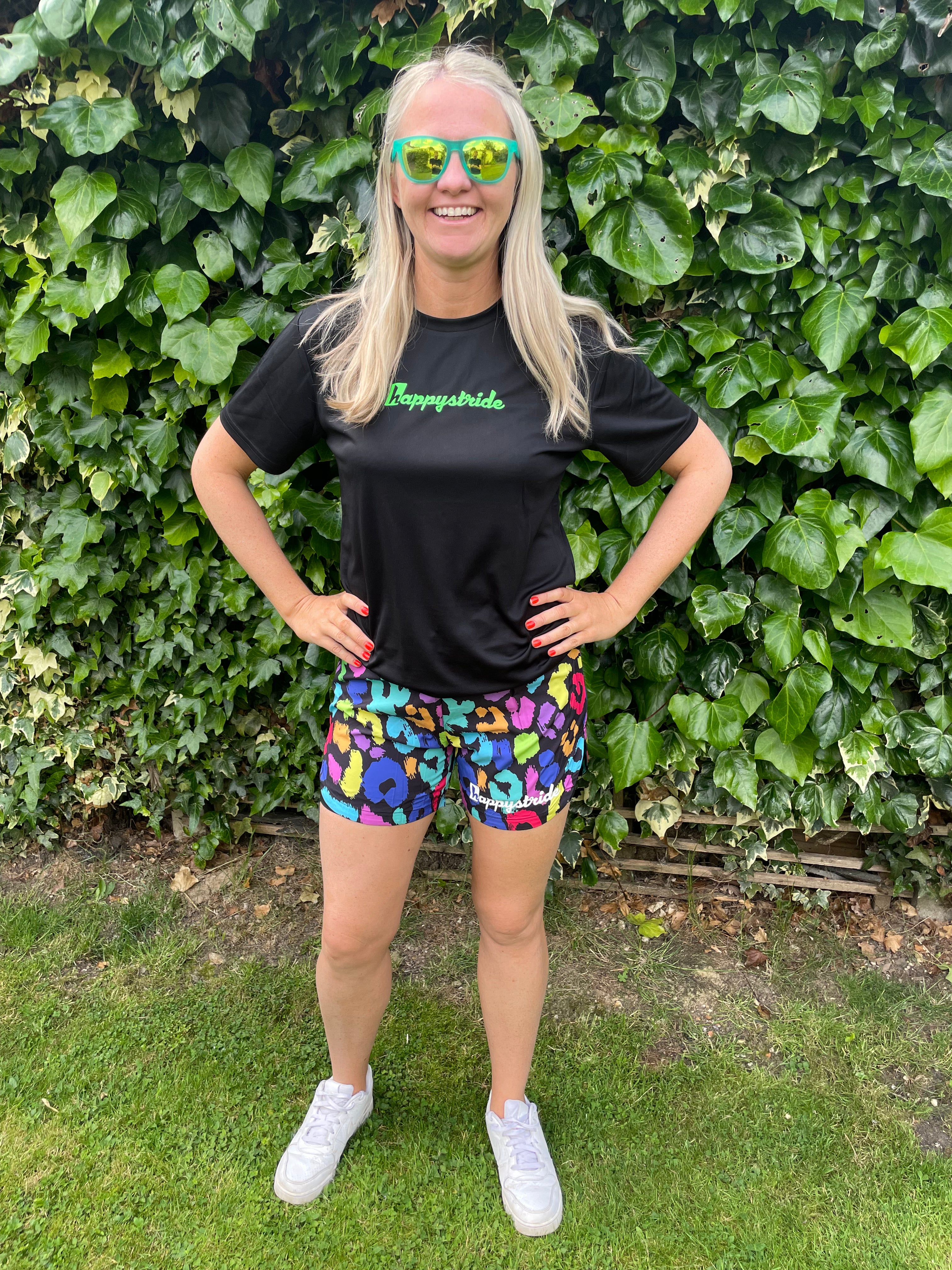 ''Get spotted'' lumo shorts