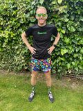 ''Get spotted'' lumo shorts