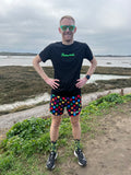 ''Polka face'' shorts