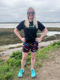 ''Polka face'' shorts