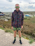 ''Disco & doodles” waterproof jacket