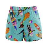 ''WhatSUP'' aqua shorts