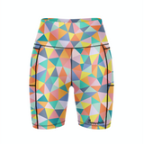 ''Pastel party'' fitted shorts