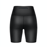 ''Basic b*tch'' black fitted shorts