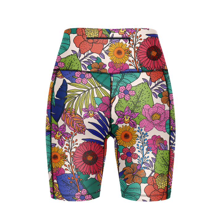 ''I'll bring you flowers'' fitted shorts