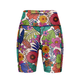 ''I'll bring you flowers'' fitted shorts