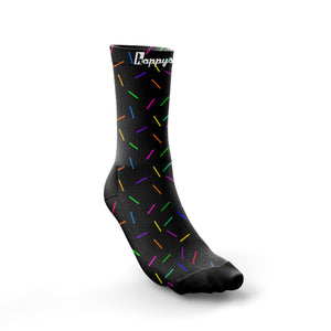 ''Sprinkle-of-joy'' black socks