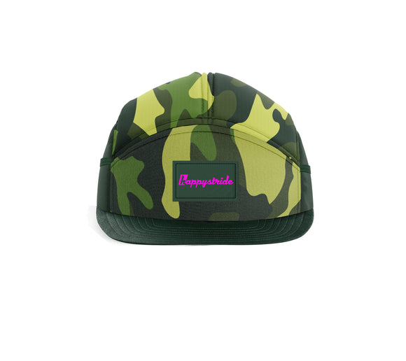 ''Stride and hide'' cap