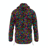 ''Disco & doodles” waterproof jacket