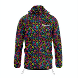 ''Disco & doodles” waterproof jacket