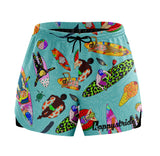 ''WhatSUP'' aqua shorts