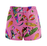 ''WhatSUP'' pink classic shorts