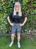 ''Get spotted'' smokey fitted shorts