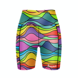 ''Wiggle & wave'' fitted shorts